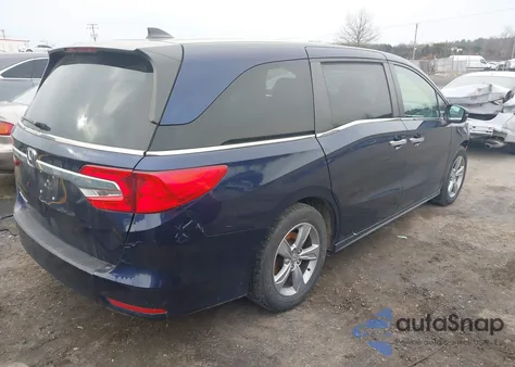 2018 Honda Odyssey Ex from USA, damaged, VIN 5FNRL6H53JB024278